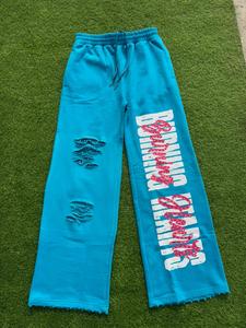 Custom Manufacturer Mens Streetwear Formal/Casual Multi-Pocket Heat-Transfer Printing Waterproof Vintage Rhinestone Pants - Product Image 4