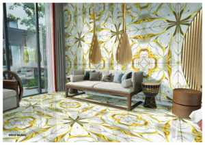 Carreaux de revêtement mural en céramique moderne texturés 3D 600x1200, panneaux d'accentuation, décoration intérieure, salle de bain, salon, caractéristique - Product Image 5