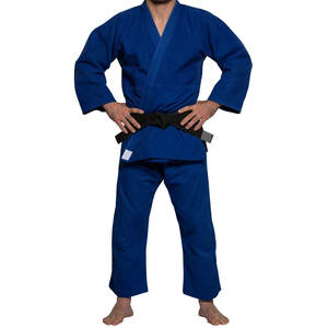 Uniforme de Judo Profesional de Artes Marciales, Ligero, de Algodón de Tejido Simple, para Entrenamiento y Competición - Product Image 1