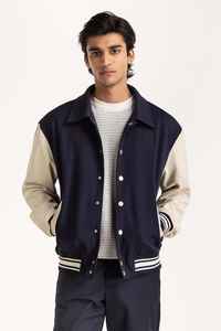 แจ็กเก็ตแบบทีมชาติสำหรับผู้ชายเสื้อแจ็กเก็ตแบบมีฮู้ดระบายอากาศได้ดีมีแขนเสื้อหนังวัวแท้สำหรับฤดูหนาวขายส่ง2025 - Product Image 3