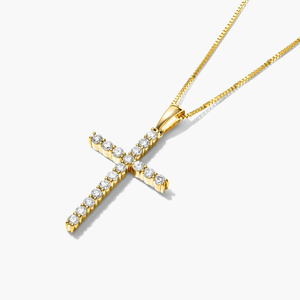 Collar de diamantes cultivados en laboratorio redondo de lujo de 5MM, cadena de eslabones ligera y elegante chapada en plata/oro para capas o uso - Product Image 6
