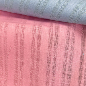 Tissu de chemise à rayures en coton de haute qualité 58 fil tissé en mélange de poly coton teint uni pour les Costumes de garçons et de filles - Product Image 1