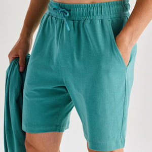 Conjunto de camiseta y pantalones cortos de verano para hombre de alta calidad, conjunto deportivo de 2 piezas, tela de algodón transpirable y conjunto de camisetas con estampado personalizado - Product Image 4