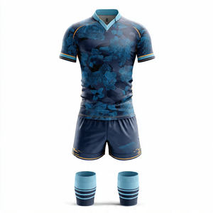 Uniforme de rugby en polyester 100% sublimé, vêtements de sport, polo de football, maillot de rugby, haut unisexe - Product Image 3