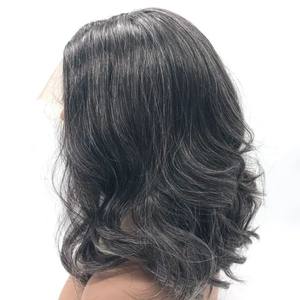 Peluca de Cabello Humano Remy Brasileño con Frente de Encaje Transparente HD para Mujeres Negras, Base de Seda, 24 mm, Densidad 130%-150% - Product Image 4