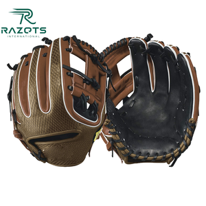 Gants de baseball professionnels en cuir conçus sur mesure pour droitiers, imperméables et respirants, pour la position de receveur - Product Image 5
