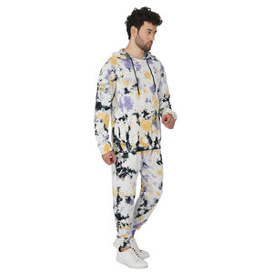 Chándal de Invierno para Hombre y Mujer con Diseño Tie Dye y Logotipo Personalizado, 100% Algodón, Secado Rápido, Ecológico - Product Image 4