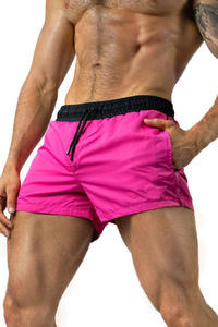 <b>Men's</b> European American Size <b>Three</b>-<b>Quarter</b> Summer <b>Shorts</b> Breathable 100% Cotton Sports <b>Shorts</b> Elastic Waist Quick-Drying - Product Image 5