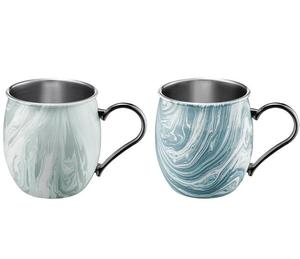 Tasse de mule de Moscou en métal de conception texturée la plus vendue à bas prix d'Inde - Product Image 2