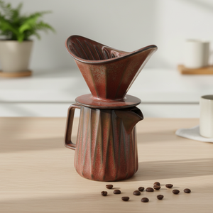 Juego de Cafetera y Gotero de Porcelana Duradera de Primera Calidad Multiusos 3461000SETL-0.4 para Amantes del Café - Product Image 2