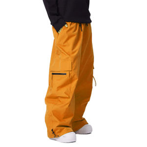 Haute qualité Streetwear Ski pantalon imperméable respirant haute rue jambes larges Cargo lâche extérieur Snowboard Baggy pantalon - Product Image 5