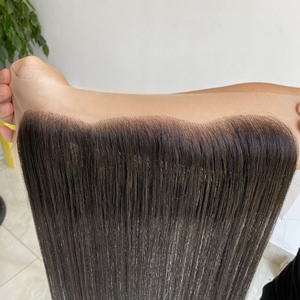 100% hueso recto encaje transparente HD alta calidad 12x4 13x4 Frontal oreja a oreja extensiones de cabello Remy vietnamita - Product Image 2