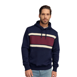 NUEVA Sudadera con Capucha a Rayas de Moda, Unisex, Ropa de Invierno, Sudadera con Capucha de Forro Polar Suave, Estilo Casual Urbano, Atuendo Cálido para el Día a Día - Product Image 2