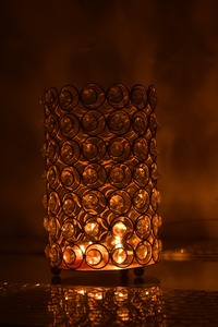 ชุดเชิงเทียนโลหะอินเดีย2ชิ้นพร้อมกรอบเคลือบสีทองสำหรับตกแต่งบ้านโรงแรมร้านอาหาร - Product Image 3