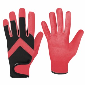 Gants de travail en cuir grainé de chèvre Interlock Tissu de coton Dos Gants de conduite en cuir respirant Sécurité des mains confortable - Product Image 3