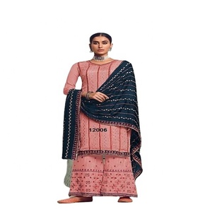 Salwar Kameez en rayonne indienne de haute qualité pour femmes, costume de mariage et de maison, disponible au prix de gros pour adultes - Product Image 1