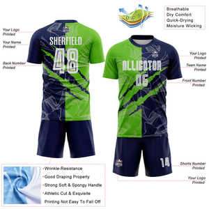 Fabricante de uniformes de fútbol personalizado Kits de alto rendimiento Proveedor de ropa al por mayor Premium Teamwear Advanced Fabric Solutions - Product Image 2