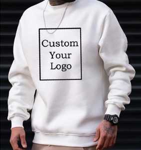 Sweat-shirt à capuche ample et surdimensionné pour homme, streetwear de haute qualité, broderie personnalisée, effet déchiré, polaire d'automne, 100% coton respirant - Product Image 1