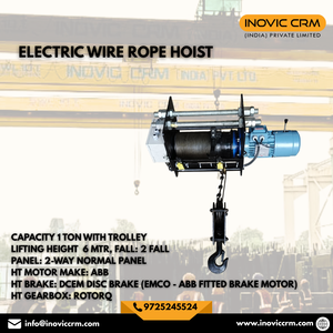 Chariot élévateur de 1 tonne de capacité, élève 6 mètres, 2 panneaux de descente, panneau normal bidirectionnel, moteur ABB, frein à disque (DECM), boîte de vitesses Rotorq - Product Image 2