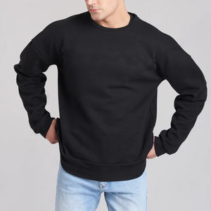 Fabricante de Ropa al por Mayor, Sudaderas Personalizadas de Cuello Redondo para Hombre, Mezcla de Algodón de 350 g/m² - Product Image 5