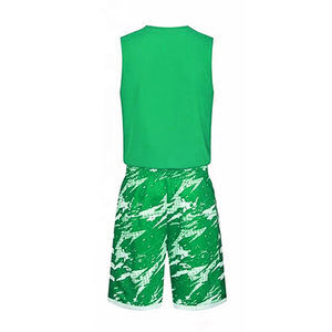 Uniformes de Baloncesto Transpirables Personalizables en Oferta, Opción de Talla Grande, Material 100% Poliéster, Color y Logotipo Personalizados, Secado Rápido - Product Image 2