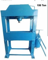 Presse hydraulique de type H DMSH150 150 tonnes |   Presse d'atelier robuste avec moteur-pompe 220V/420V et 7,5 kW |   Semi-automatique