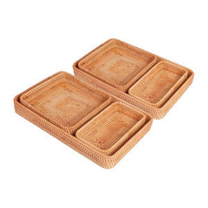 VENTA CALIENTE Cesta de mimbre grande con tapa para mantas de lavandería Toallas y almacenamiento doméstico versátil en estilo rústico de granja - Product Image 1