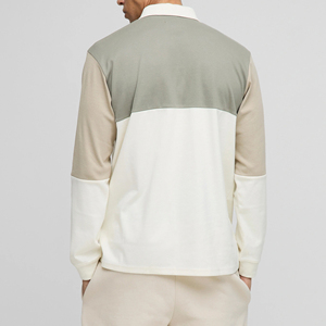 Rugby personalizado de alta calidad para hombre para camisa Jersey clásico de manga larga estampado ropa informal antiarrugas 100% algodón Color personalizado - Product Image 5