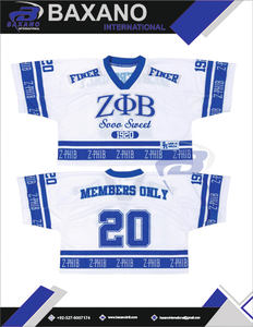 Camiseta de hockey de la hermandad Zeta Phi Beta, estilo griego con letras impresas, transpirable, para uso universitario/eventos, camiseta de malla oversize ZPB Sorority - Product Image 6