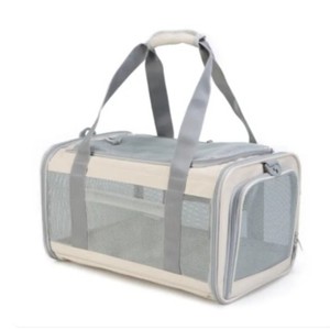 Bolsa de Transporte para Mascotas con Laterales Suaves, Tela Oxford, Cierre de Cremallera, Ventana de Malla Transpirable para Gatos - Product Image 6