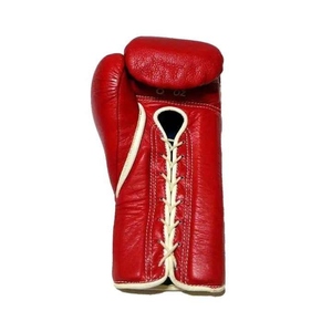 Guantes de Boxeo de Cuero Rojo Ganadores Cualquier Color Alta Calidad Pida Cualquier Color y Talla Guantes de Boxeo de Cuero 100% Genuino SI-BG-109 - Product Image 2