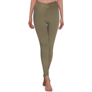 Leggings de Yoga Cruzados de Cintura Alta Hechos a Medida OEM para Mujer, Talla XL, Diseño Elegante Estampado Colorido, Pantalones Suaves para Correr y Hacer Ejercicio - Product Image 2