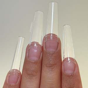 Unghie Finte A10jet Lunghe e Dritte Taglia XXL in Gel Morbido con Logo Personalizzato Confezione da 500 Pezzi Modello Unghie in Gel - Product Image 1