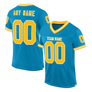 เสื้อฟุตบอลย้อนยุคสีน้ำเงินลายเสือดำแบบยูนิเซ็กส์ ระบายอากาศได้ดี ไซส์พลัส - Product Image 5