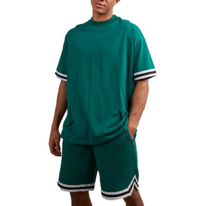 Gran oferta, conjuntos de pantalones cortos para hombre, camisa de verano personalizada para hombre, conjuntos cortos, camiseta de manga corta de playa y conjunto de pantalones cortos, ropa deportiva, servicio OEM - Product Image 1