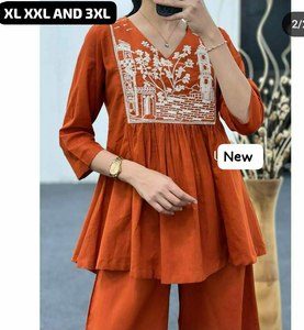 Juego de cordón de algodón moderno y elegante para fiesta de verano-Oferta Dhamaka - Product Image 3