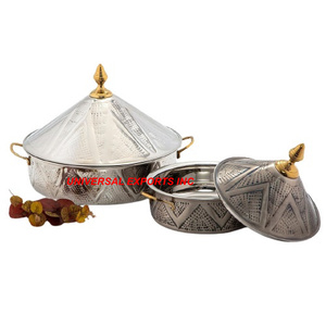 Olla Clásica de Acero Inoxidable Martillado, Cacerola Hecha a Mano de Alta Calidad, Utensilios de Cocina de Lujo Ecológicos - Product Image 5