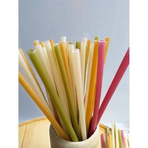 Pajita de arroz ecológico/acabado limpio/opciones de color natural - Product Image 5