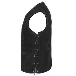 Gilet en cuir véritable pour homme, de qualité supérieure, dernière collection hiver 2026, en peau de mouton, très demandé, sans manches, respirant, longueur courte, 100% cuir véritable - Product Image 5