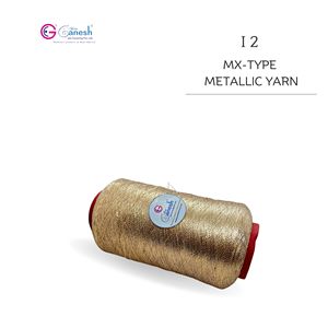 High Tenacity 150D Embroidery Jari MX Type Polyester Jari with Lurex S and ST Type <b>Metallic</b> I 2 MX Type <b>Metallic</b> <b>Yarn</b> - Product Image 3