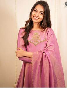 Nuevos estilos de moda, 1 Color, largo, boda y fiesta, vestido especial precioso con juego de Dupatta a juego para venta en línea - Product Image 2