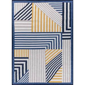 พรมขนสัตว์ทอมือลายเรขาคณิตคลาสสิก Alhambra Ivory Flat Weaves  พรมปอกระเจาทำมือสำหรับบ้าน สำหรับข้างเตียง-ADWP-13055 - Product Image 1