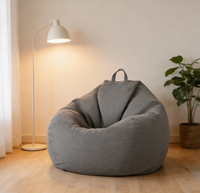 Fauteuil Poire Léger et Portable à Coussin Doux, Idéal pour la Location et le Salon – Meilleur Prix