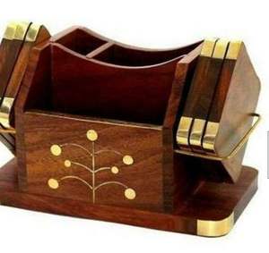 Nuevo Organizador de Escritorio de Madera Marrón Personalizado para Oficina y Escuela, Combinación de Diseño Moderno - Product Image 6