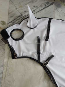 Haute qualité 130GSM cheval mouche maille feuille Sports de plein air équestre cou cheval couverture meilleure vente haute-Fit raccords en gros - Product Image 5