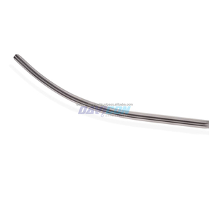 Pince DeBakey Thoracoscopique en Acier Inoxydable 110mm Courbée 1x2 à Mâchoires Coniques Atraumatiques, Tige de 10mm avec Ratchet, Longueur 25.5cm (14.5'') - Product Image 6