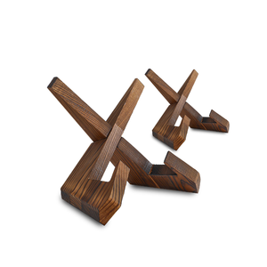 Handmade Wooden plate <b>stand</b> Home and Wedding Picture <b>Stand</b> Wood <b>Photo</b> Card <b>Holder</b> Base Wooden Base - Product Image 1