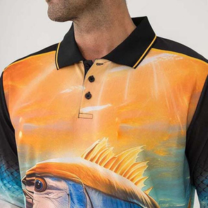 Camisetas de Pesca Personalizadas de Manga Larga, Sublimación, Protección UV UPF 50, Secado Rápido, Transpirables, Ropa Deportiva para Hombre - Product Image 3