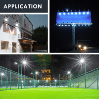 Luz de inundación LED con energía solar Lámpara DE SEGURIDAD impermeable con control remoto para exteriores Brillo duradero