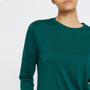 Cantidad a granel Suministro directo de fábrica Camisas de mujer de alta calidad/Precio bajo Camisas de manga larga de algodón liso más vendidas para mujer - Product Image 6